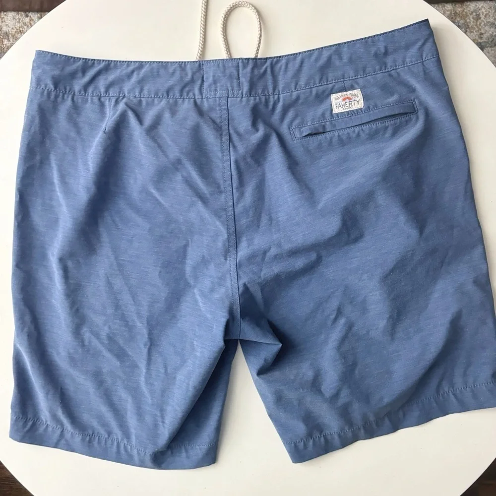 Faherty All Day 9” Shorts Blue Men’s Size 36 Blue